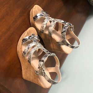 Charles By Charles David Snakeskin Wedges
